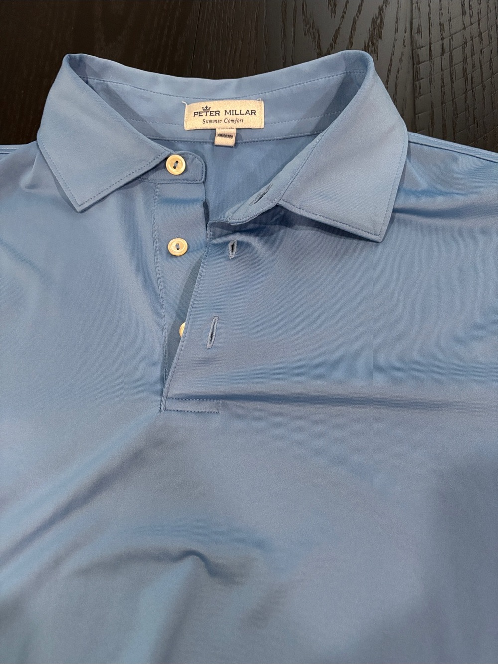 Peter Millar Summer Comfort Men’s Light Blue Performance Polo